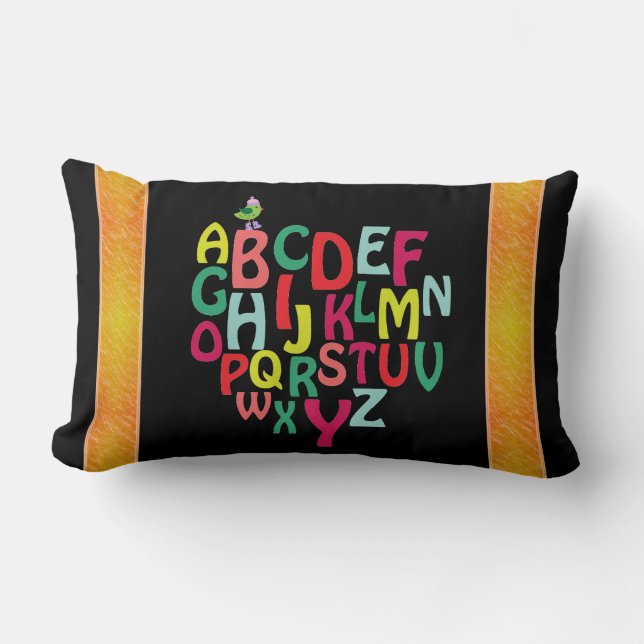 Coussin Rectangle Alphabet (Recto)
