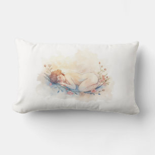 Coussin Rectangle Âme au repos – Un sanctuaire de quiétude