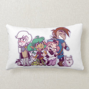 Coussin Rectangle Amies et animaux familiers de harpie Gee !