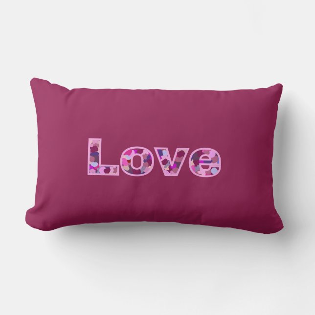 Coussin Rectangle Amour (Recto)