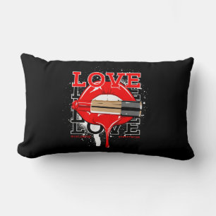 Coussin Rectangle amour dans le monde entier streetwear lièvres mode