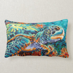 Coussin Rectangle Amoureux de mer I