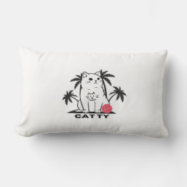 Coussin Rectangle Amoureux des chats d'oreiller