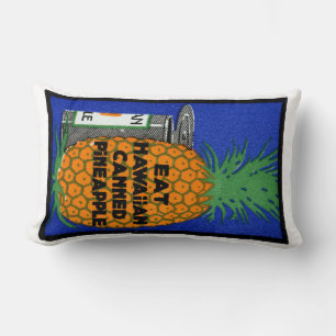 Coussin Rectangle Ananas hawaïen vintage