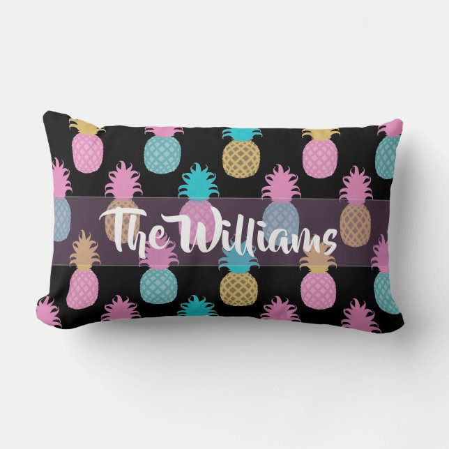 Coussin Rectangle Ananas spectaculaires (Recto)