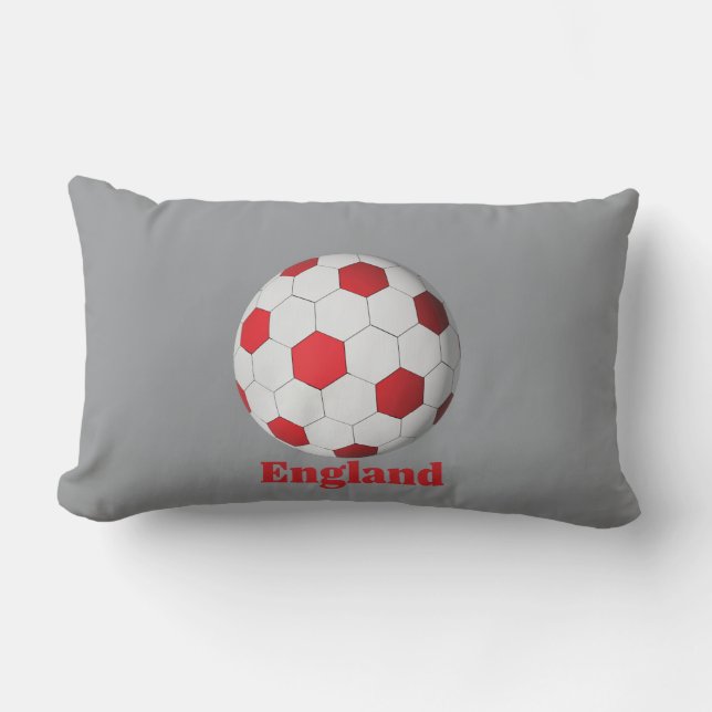Coussin Rectangle Angleterre Football (Recto)