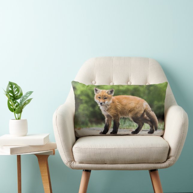 Coussin Rectangle Animaux de bébés cutest | Cutey Fox (Chaise)