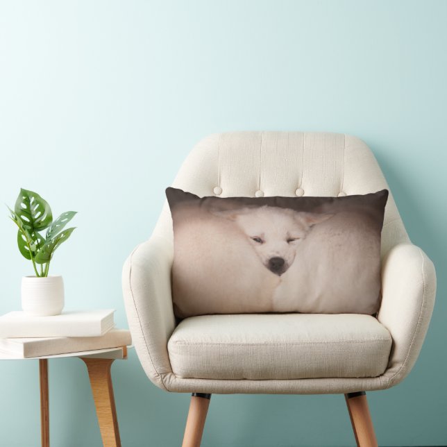 Coussin Rectangle Animaux de bébés cutest | Golden Retriever Snuggle (Chaise)