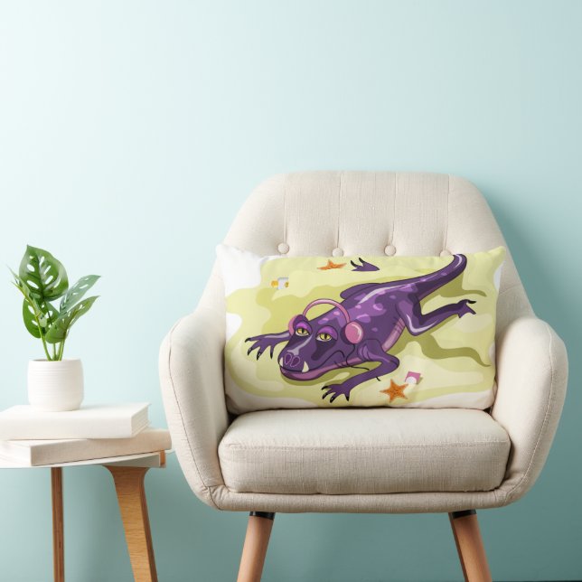 Coussin Rectangle Anteosaurus Bain De Soleil Avec Casque. (Chaise)