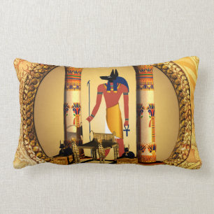 Coussin Rectangle Anubis, le dieu égyptien