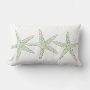 Coussin Rectangle Aquarelle Starfish Trio