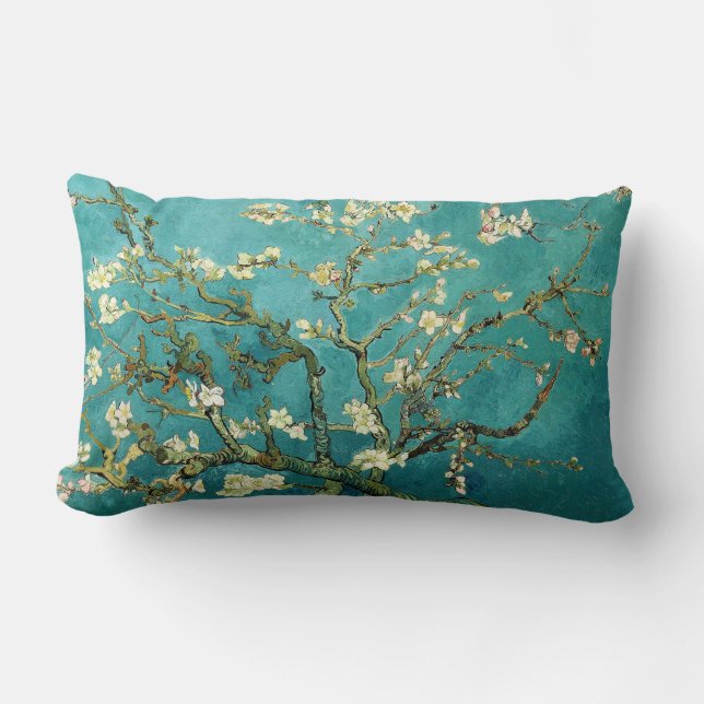 Coussin Rectangle Arbre d'amande de floraison Van Gogh floral (Recto)