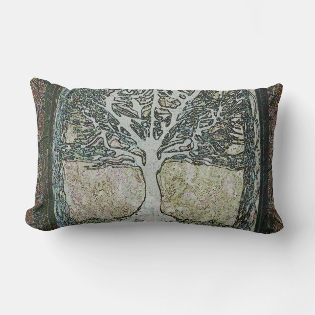 Coussin Rectangle Arbre de la vie (Recto)