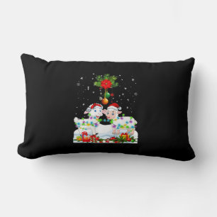 Coussin Rectangle Arbre de Noël des moutons amusant Cadeau animal