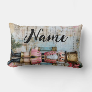 Coussin Rectangle Arbre de Noël personnalisé et cabot