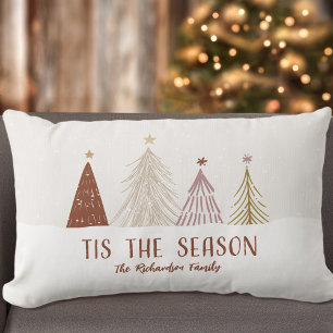 Coussin Rectangle Arbres de Noël Décoratifs de Saison