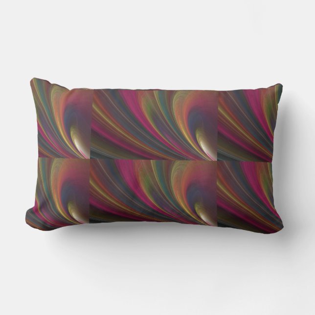 Coussin Rectangle Arc-en-ciel (Recto)