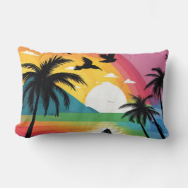 Coussin Rectangle Arc-en-ciel