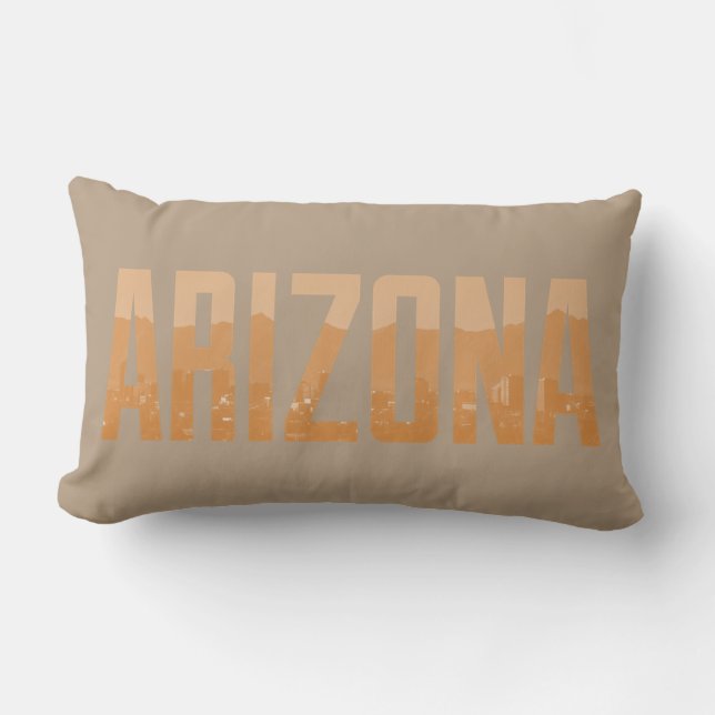 Coussin Rectangle Arizona phoenix Skyline (Recto)