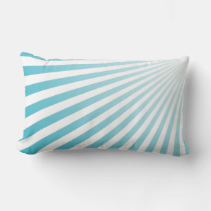 Coussin Rectangle Arrière - plan de rayons Sun couleur rétros