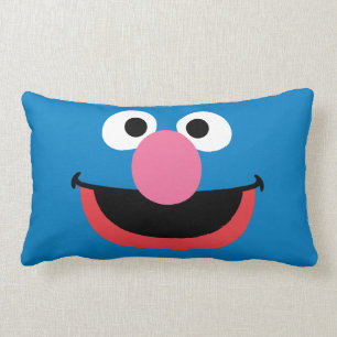 Coussin Rectangle Art du visage de Grover