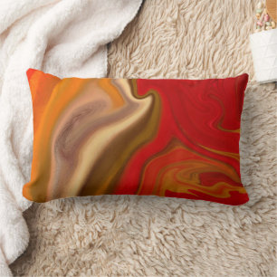 Coussin Rectangle art fluide