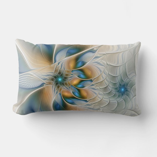Coussin Rectangle Art Fractal De L'Imaginaire Abstrait En Plein Esso (Recto)
