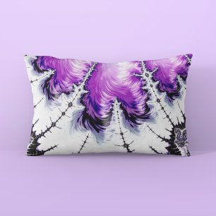 Coussin Rectangle Art Fractal moderne coloré