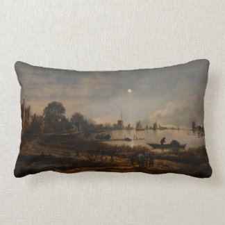 Coussin Rectangle art Neer de paysage de rivière