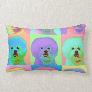 Coussin Rectangle Art op - Bichon Frise - Cody