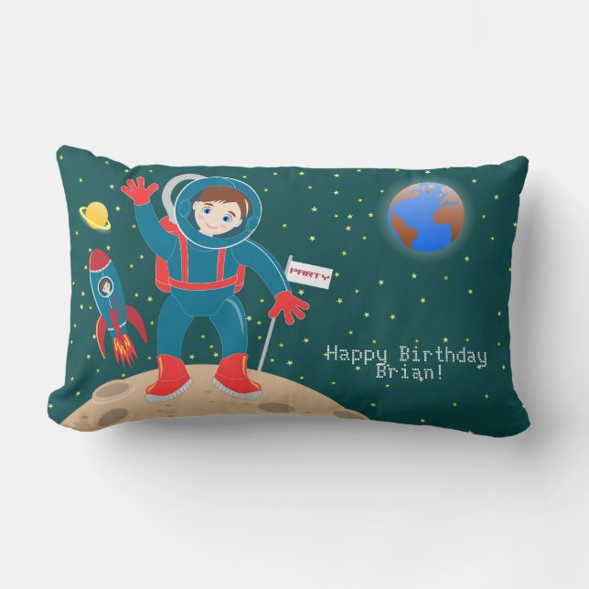 Coussin Rectangle Astronaute (Recto)