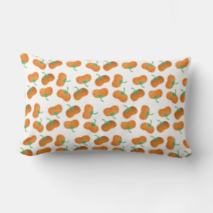 Coussin Rectangle Automne Citrouille Motif Harvest Orange
