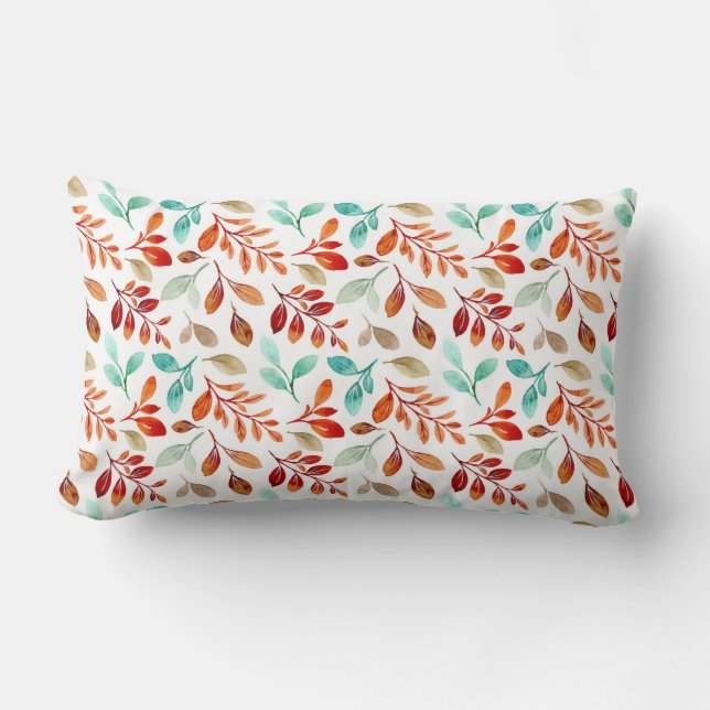 Coussin Rectangle Automne Feuilles d'automne Jeu d'oreiller (Recto)