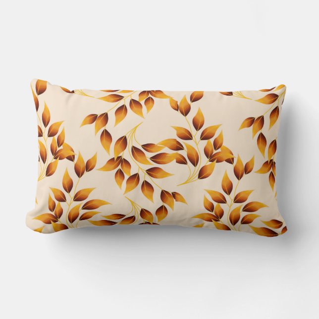 Coussin Rectangle Automne Feuilles d'automne Jeu d'oreiller (Recto)