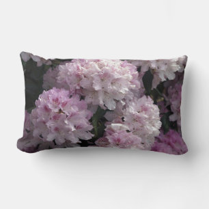 Coussin Rectangle Azalées roses, Fleurs de Jardin Rhododendron
