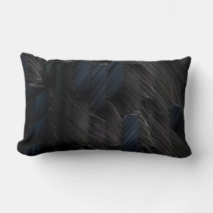 Coussin Rectangle Baguettes bleues et vertes sur contenant en plasti