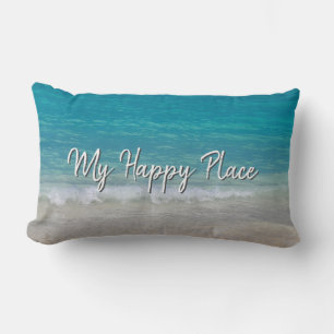 Coussin Rectangle Bahamas Ocean Beach avec Eau Turquoise