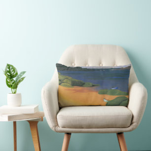 Coussin Rectangle Baie de Tregastel par Felix Vallotton, Art