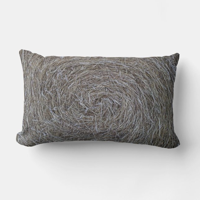 Coussin Rectangle Bale ronde (Recto)