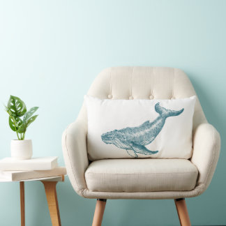 Coussin Rectangle baleine
