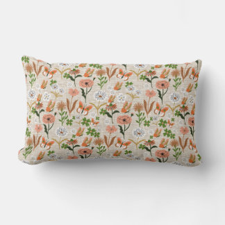 Coussin Rectangle Bambou brut Floral Daisy Ferme Shamrock