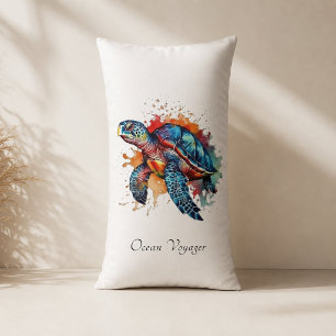 Coussin Rectangle Banc côtier de Turtle Cove Accent