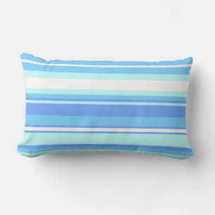 Coussin Rectangle Bandes bleu ciel