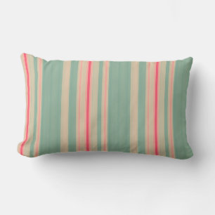 Coussin Rectangle Bandes de jardin 03 (bandes verticales)