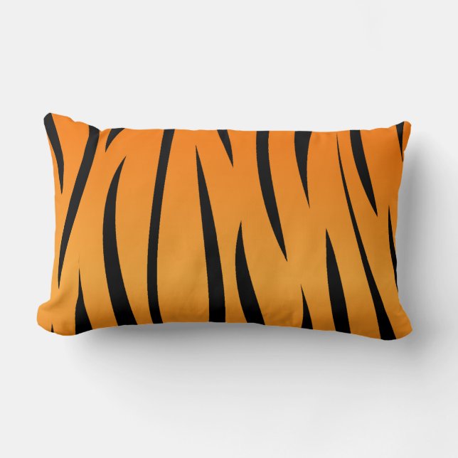 Coussin Rectangle Bandes de tigres 2 (Recto)