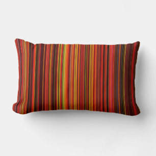 Coussin Rectangle Bandes multicolores