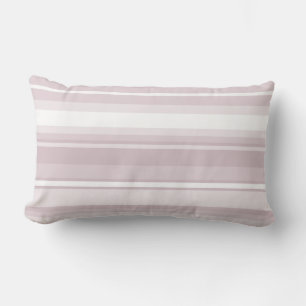 Coussin Rectangle Bandes roses à quartz rose