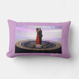 Coussin Rectangle Barack et Michelle Obama