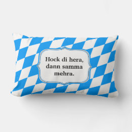 Coussin Rectangle Bavarois subtil sur coton