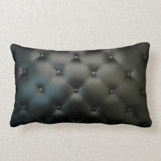 Coussin Rectangle Beau cuir noir romantique
